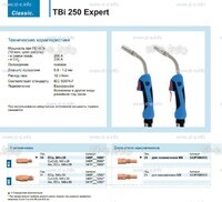 Горелка для полуавтоматической сварки TBi 250 Expert, длина 5 m. - st-e.info - Томск