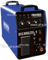Сварочный инверторный полуавтомат Brima MIG/MMA-250-1 (380)  - st-e.info - Томск