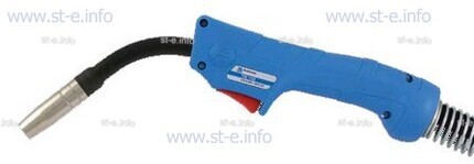 Горелка для полуавтоматической сварки TBi 250-DR-blue-ESG, со сменным поворотным корпусом, длина 3 метра - st-e.info - Томск