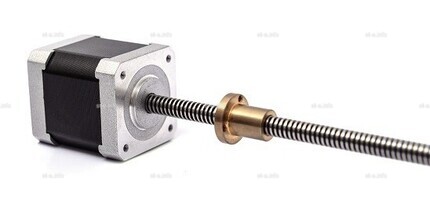 Шаговый двигатель 42HSL48-1204JA08-E146 (Tr8*4) - st-e.info - Томск