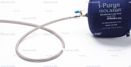 Односторонняя заглушка с трубкой и клапаном ISO 30" (765 mm)  - st-e.info - Томск