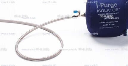 Односторонняя заглушка с трубкой и клапаном ISO 40" (1016 mm)  - st-e.info - Томск