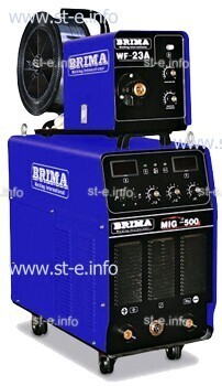 Сварочный инверторный полуавтомат Brima MIG-500 - st-e.info - Томск